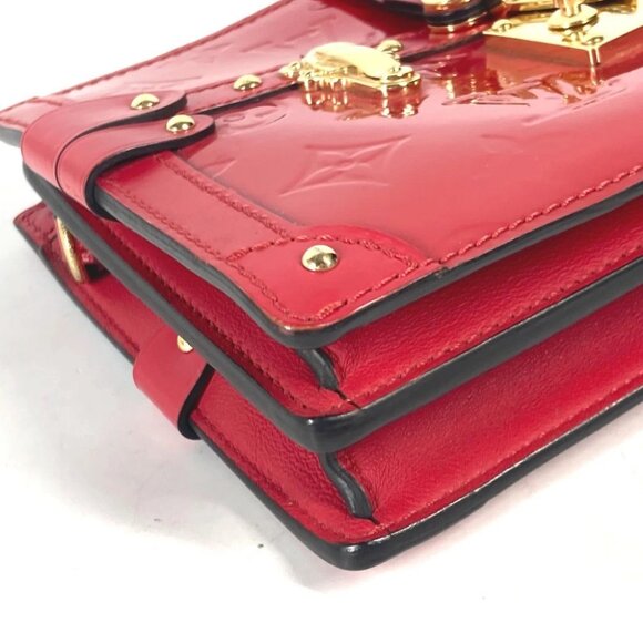 LOUIS VUITTON M54181 MonogramVernis Petite Mar Clutch 2WAY Shoulder Bag - Picture 6 of 14